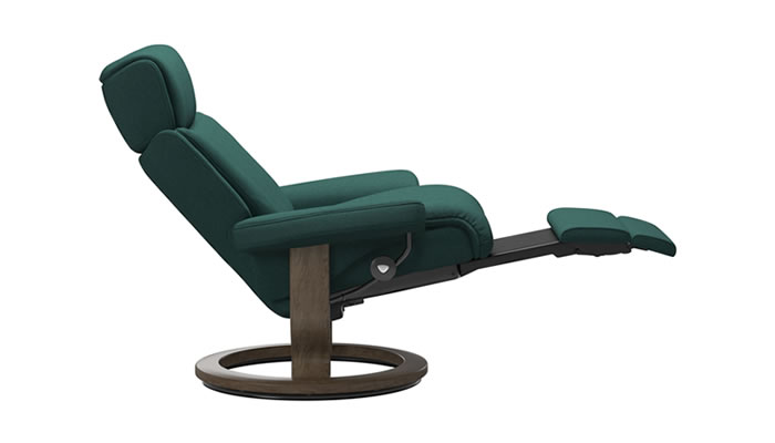 Stressless Magic Power in Yoredale Green Fabric